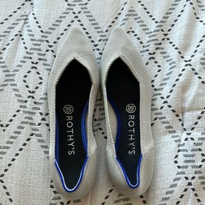 Rothy’s - The Point in Flax Birdseed, Size W8.5